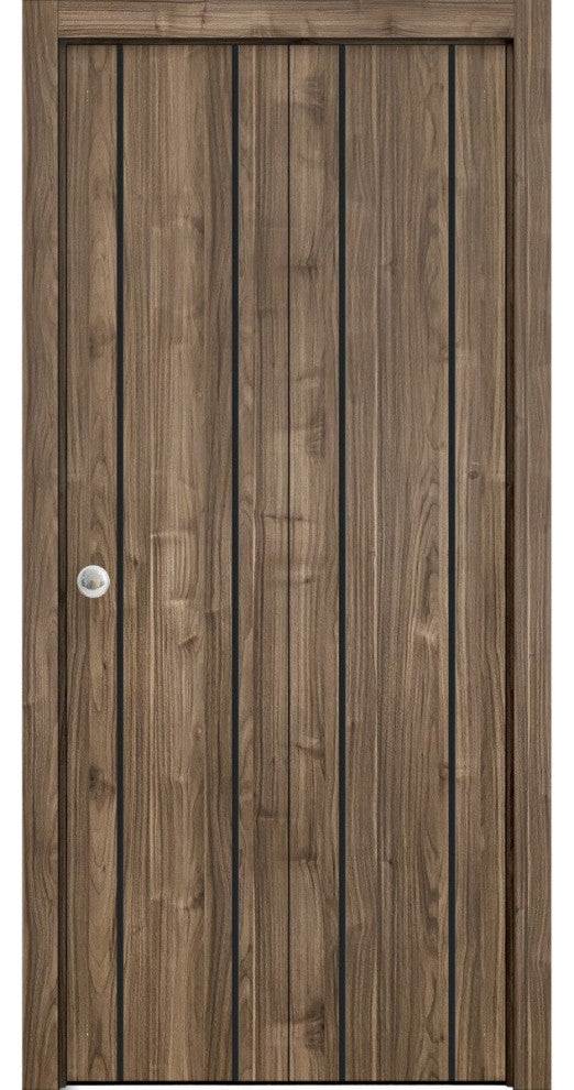 Bi-fold Doors 56 x 80 | Planum 0016 White Silk with  | Sturdy Tracks