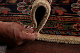 Indian Art&Craft Traditional Oriental Hand-Knotted Area Rug, Beige, 9'11"X8'1"