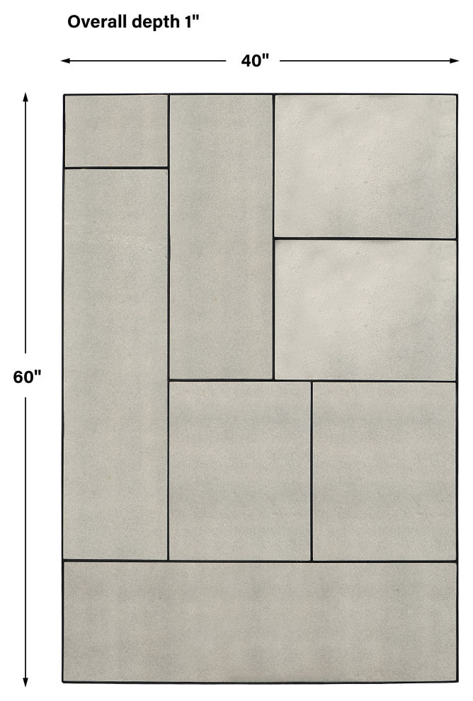 Uttermost Puzzle-Piece Oversized Mirror