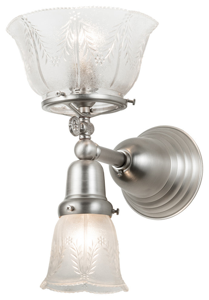 7.5 Wide Revival Gas & Electric 2 Light Wall Sconce