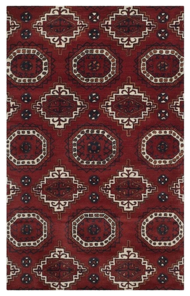 Safavieh WYD201A 7' Round Red Rug