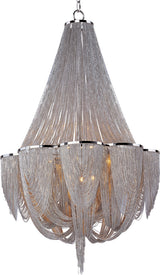 Maxim 21466 Chantilly 27"W 12 Light Chandelier - Polished Nickel