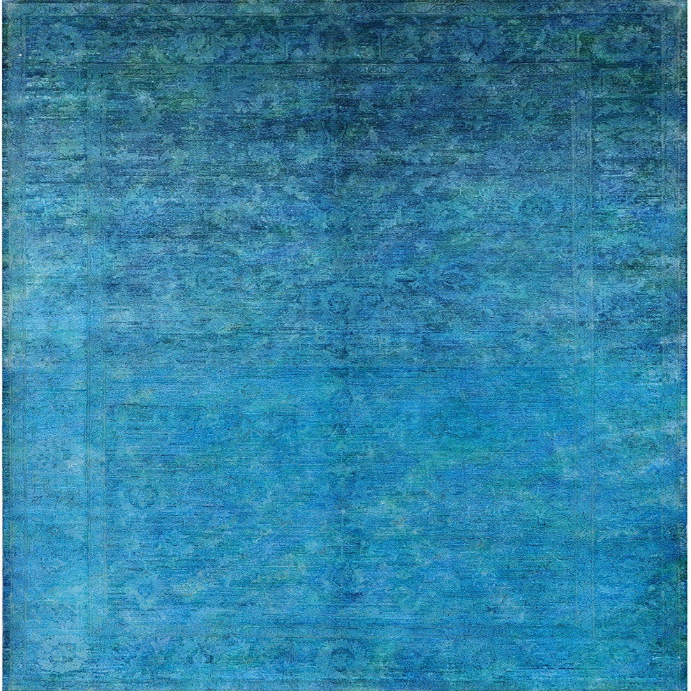 Ahgly Company Indoor Square Mid-Century Modern Area Rugs, 3' Square