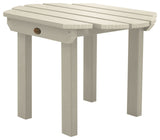 2 Classic Westport Adirondack Chairs with Side Table, Whitewash