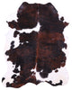 Organic Natural Hair-On Cowhide Area Rug 6' 9" X 5' 6" C1702
