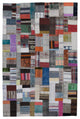 Rug N Carpet - Handmade Oriental 6' 7'' x 10' 0'' Vintage Patchwork Kilim Rug