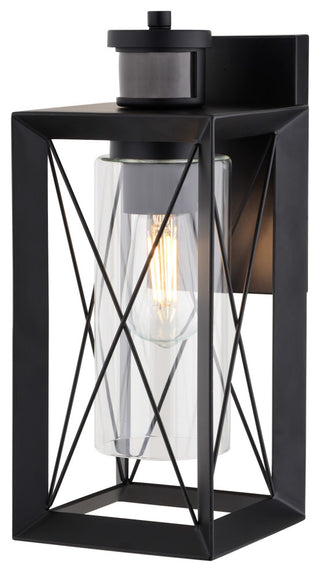 Vaxcel Lighting T0762 Milton 14" Tall Outdoor Wall Sconce - Matte Black