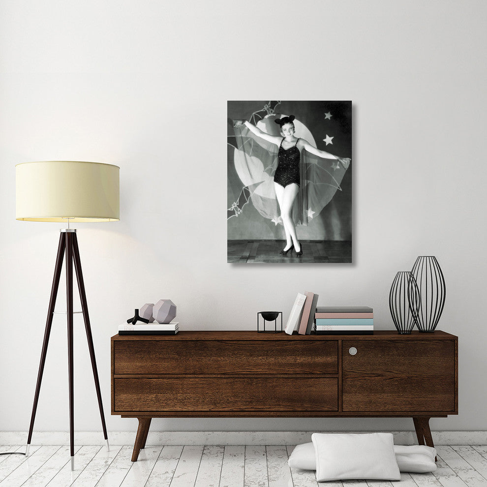 "Halloween Bat - Virginia Bruce" Canvas by Hollywood Photo Archive, 31x40"