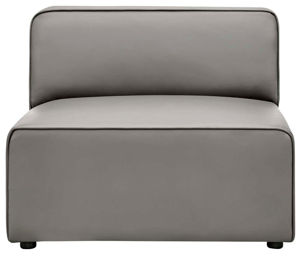 Mingle Vegan Leather Armless Chair