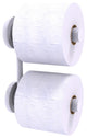 Prestige Skyline 2 Roll Reserve Roll Toilet Paper Holder, Matte White