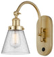 Cone Sconce, Satin Gold, Seedy, Seedy
