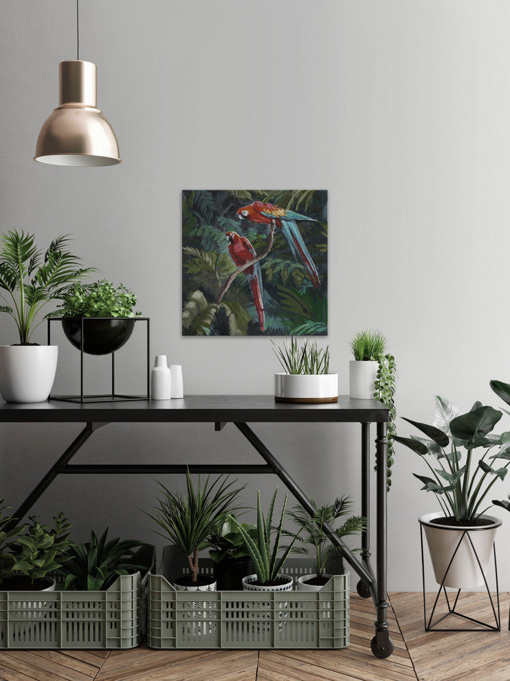 "We Heart It" Painting Print on Wrapped Canvas, 18"x18"