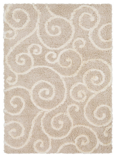 Surya Urban Shag USG-2300 7'10"x10'2" Rug, Beige/Cream