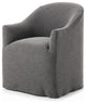 Cove Dining Chair With Casters Bergamo Charcoal