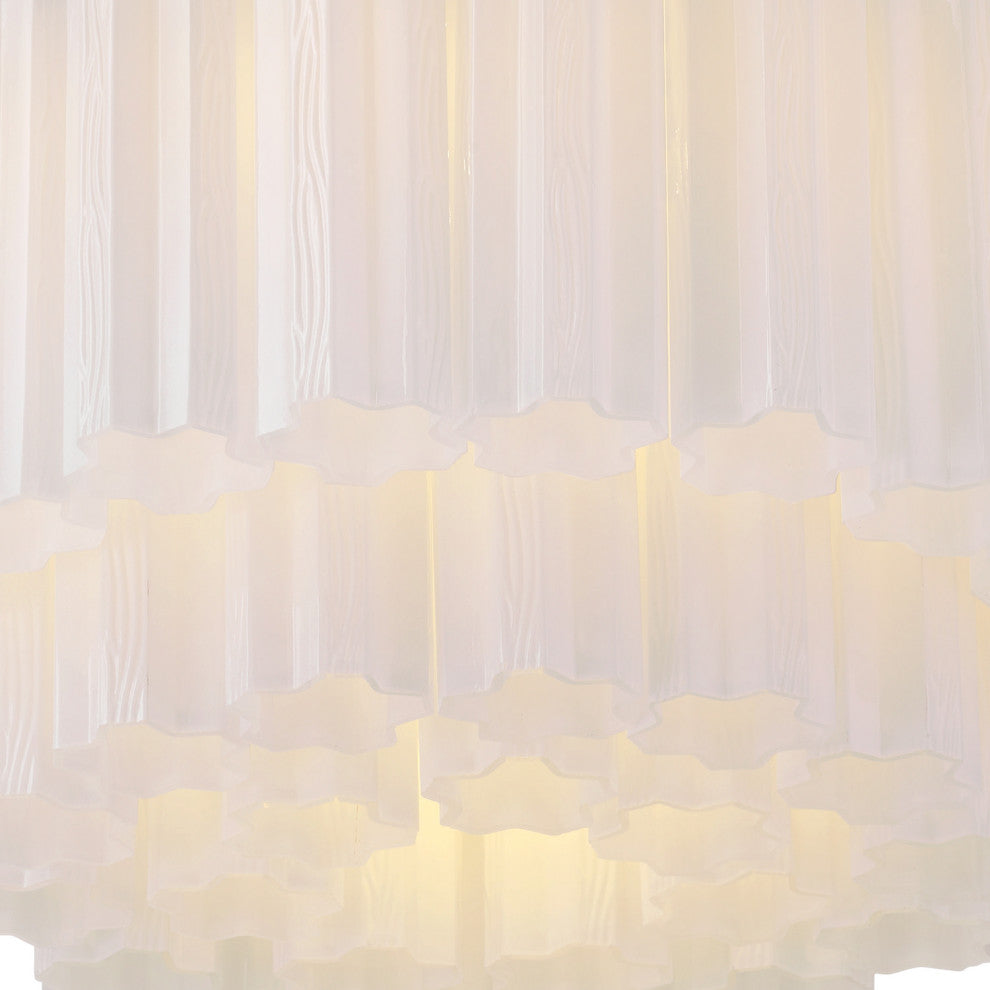 Crystorama Lighting Group ADD-321-WH Addis 7 Light 22"W Flush - Polished Chrome