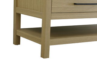 Home Living 42" Single Bathroom Vanity, Honey Brown