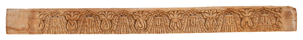 Antique Carved Teak Chemai Lintel