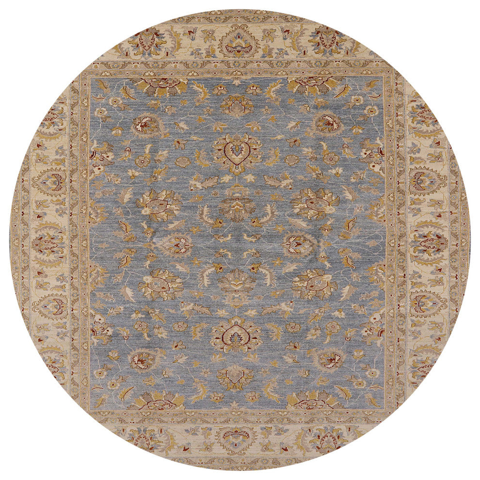 Ahgly Company Indoor Round Mid-Century Modern Area Rugs, 5' Round