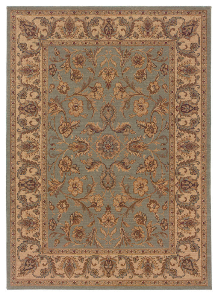 Oriental Weavers Nadira Collection Blue/Ivory Oriental Indoor Area Rug 4'X5'9"