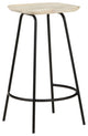 vidaXL Bar Stools 4 pcs Solid Mango Wood