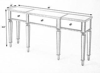 Butler Hayworth Mirrored Console Table