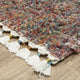 Aurora Abstract Multi-colored Indoor Area Rug, Multi-colored, 3'10" x 5'5"
