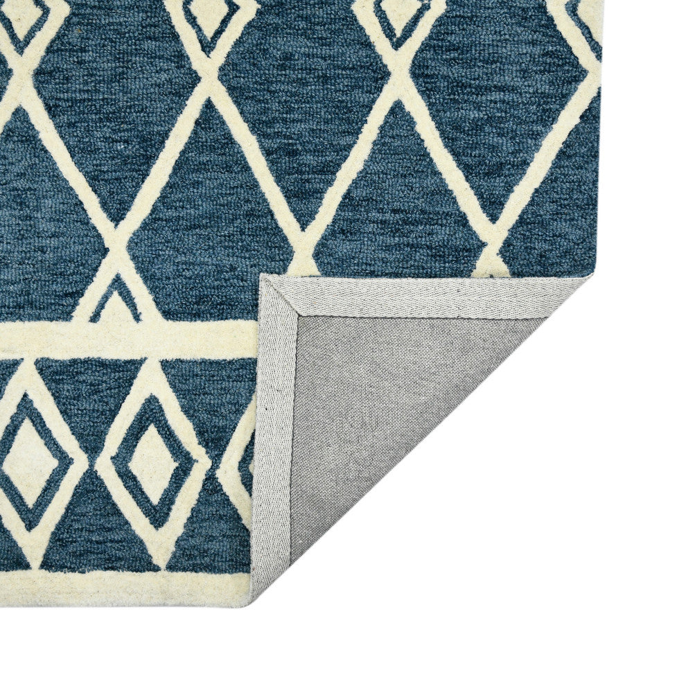 Vista Raton Area Rug, Navy, 8' x 10', Geometric
