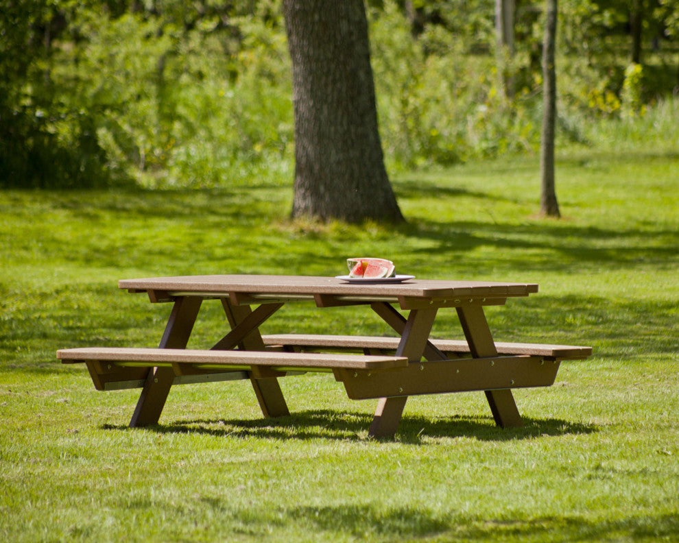 Polywood Park 72" Picnic Table, Sand