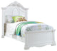 Acme Estrella Youth Twin Panel Bed in White 30240T EST SHIP TIME APPX 4