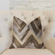 Badger Cove Brown Luxury Throw Pillow, 26"x26"