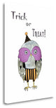 "Trick Or Treat Owl" By Sarah Ogren, Giclee Print on Gallery Wrap Canvas