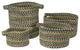 American Farmhouse 4-Set Vintage Basket, Palm