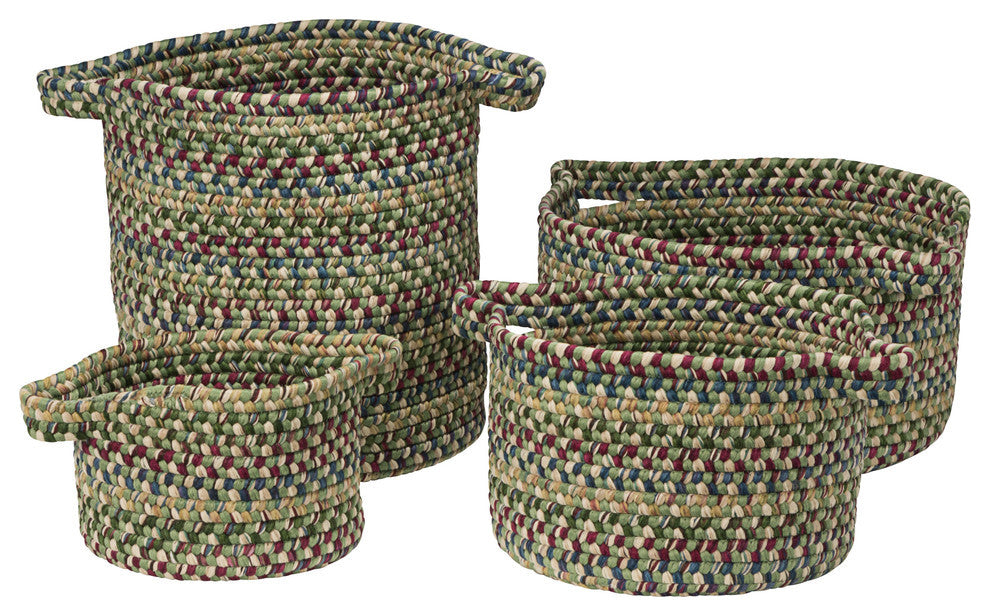 American Farmhouse 4-Set Vintage Basket, Palm
