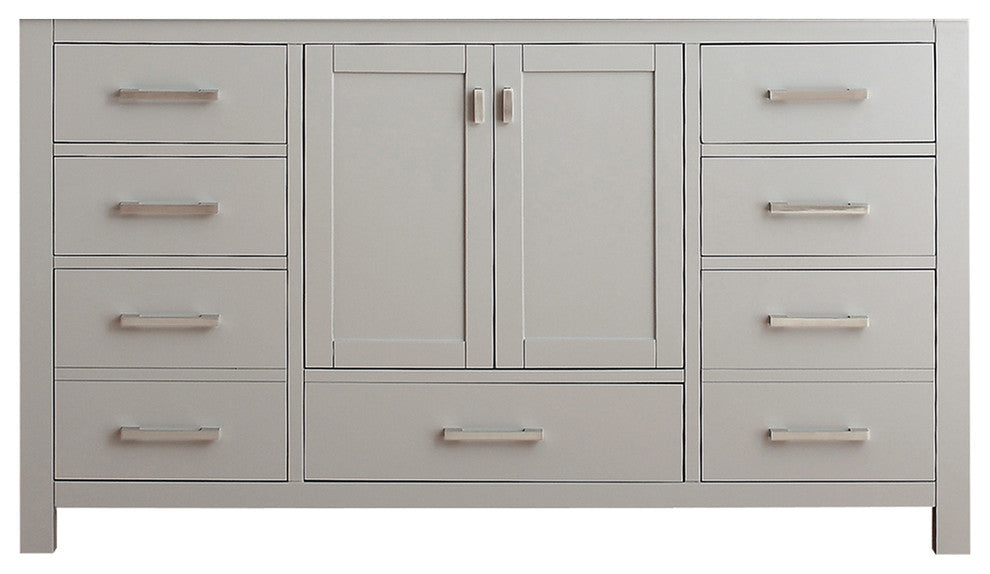 Avanity Modero 60" Single Vanity Only, Chilled Gray Finish