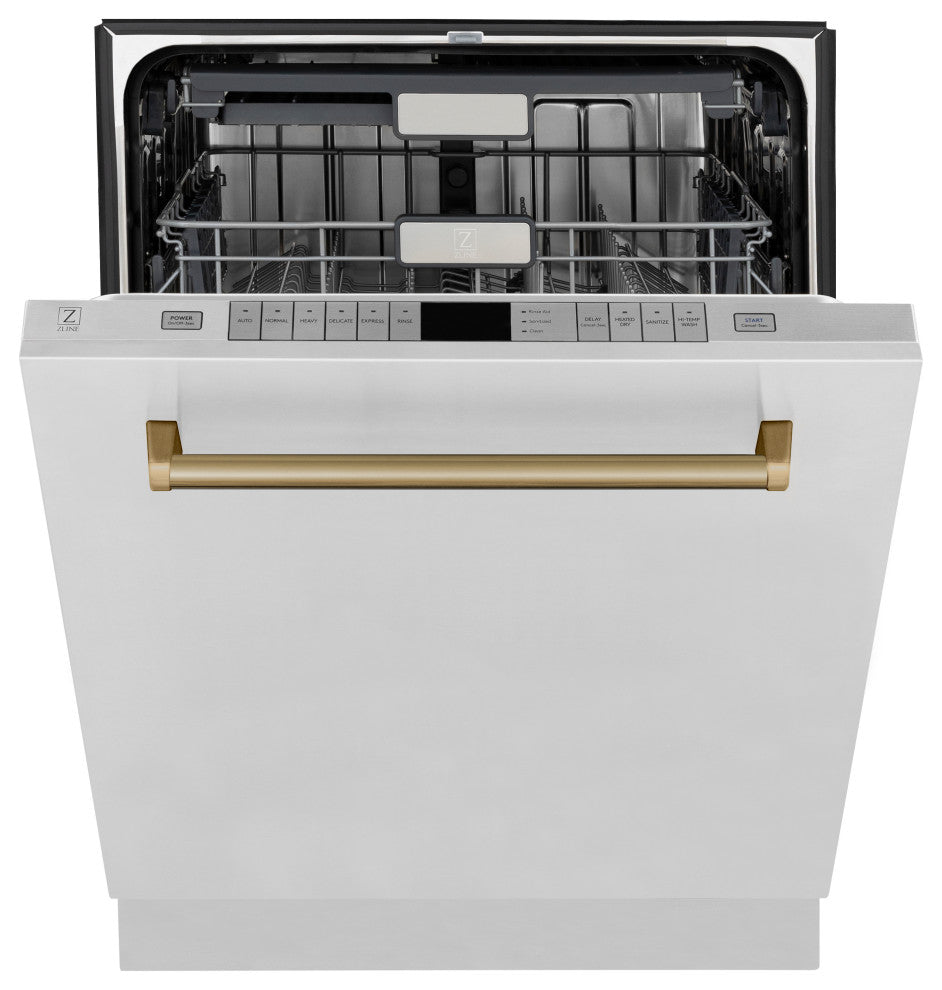 ZLINE 24" Tall Tub Dishwasher, Stainless Steel DWMTZ-304-24-CB