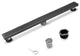 HEATGENE Linear Shower Drain Stainless Steel Rectangle, Matt Black, 24"