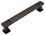Cabinet Pull, 5" Hole Centers, Oil Rubbed Bronze, Set of 10