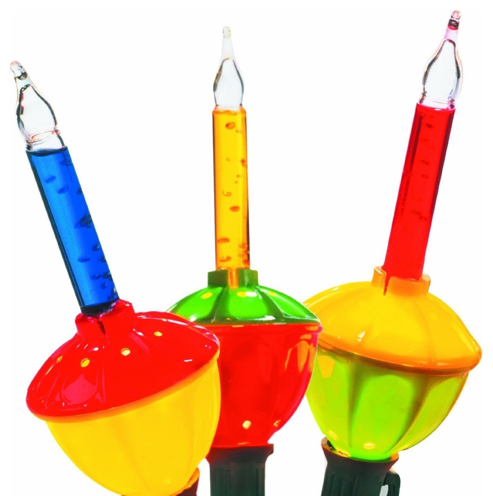 Celebrations G11GR2A1 Multi-color Bubble Lights, 7', 7 Lights