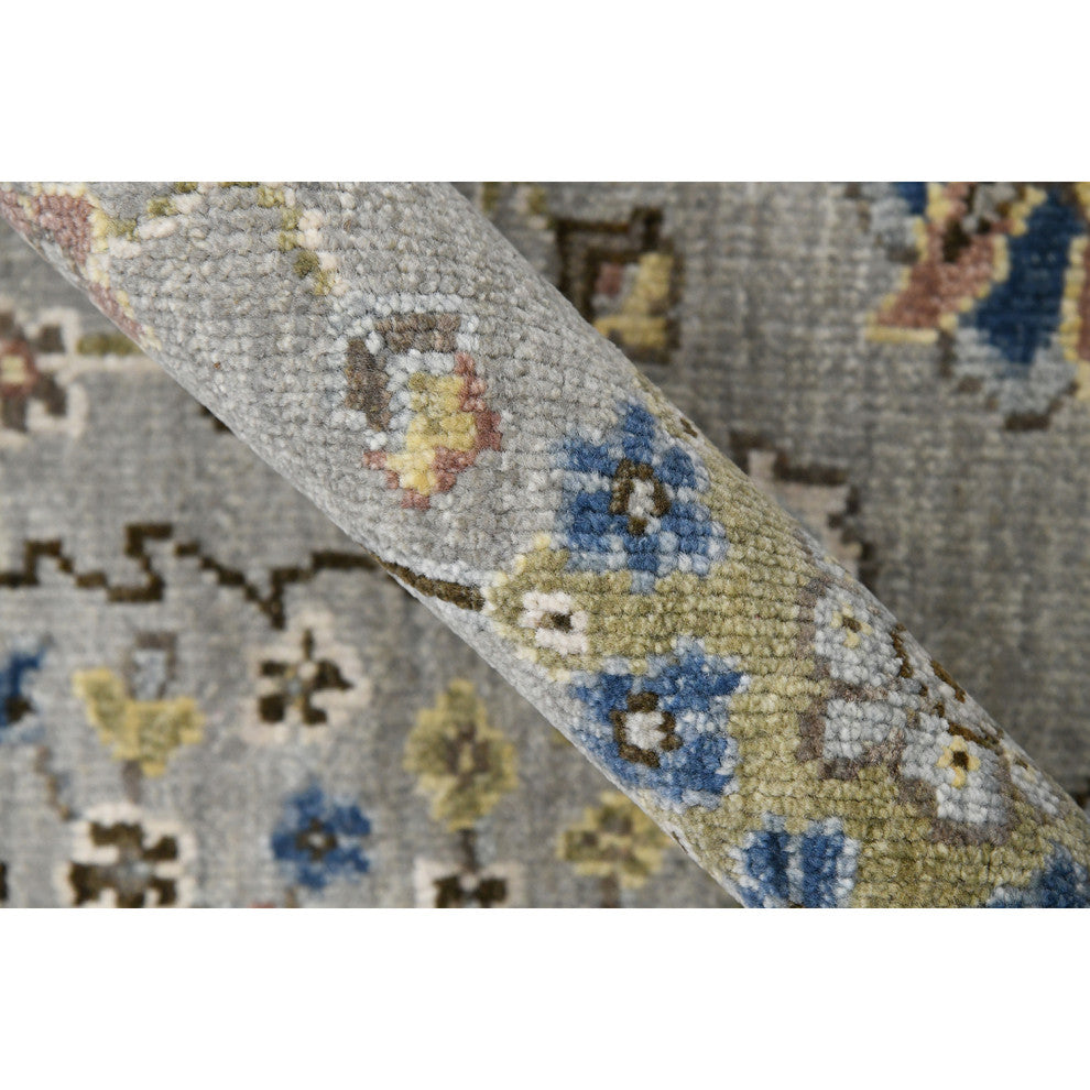 Bristol Fareford Area Rug, Silver, 9' X 12'