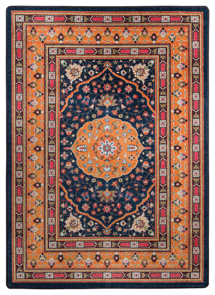 Zanza, Orange, 4'x5'