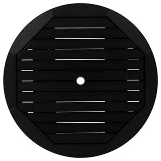 Round Dining Table, 36", Black