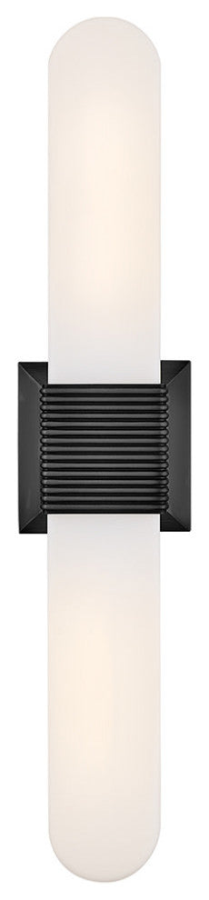 Hinkley Cotes Large Led Sconce, Painted Black Oxide
