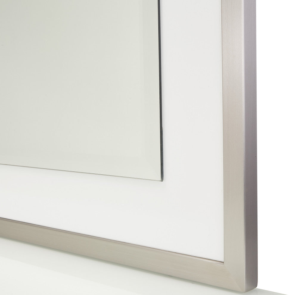 Marquee Dresser with Mirror - Cloud White