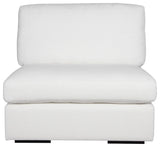Uttermost Refuge Armless Arctic White Sofa