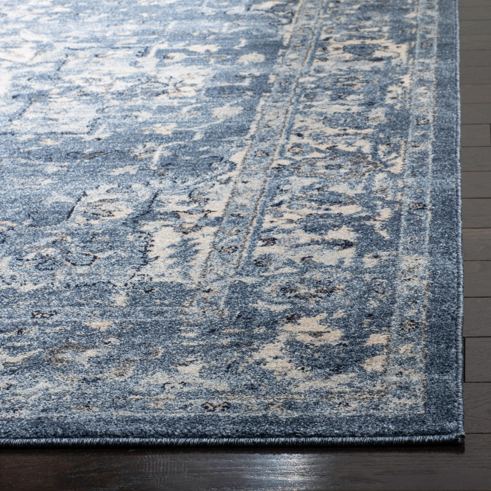 Safavieh Charleston CHL411N Rug, Navy/Creme, 9' X 12'