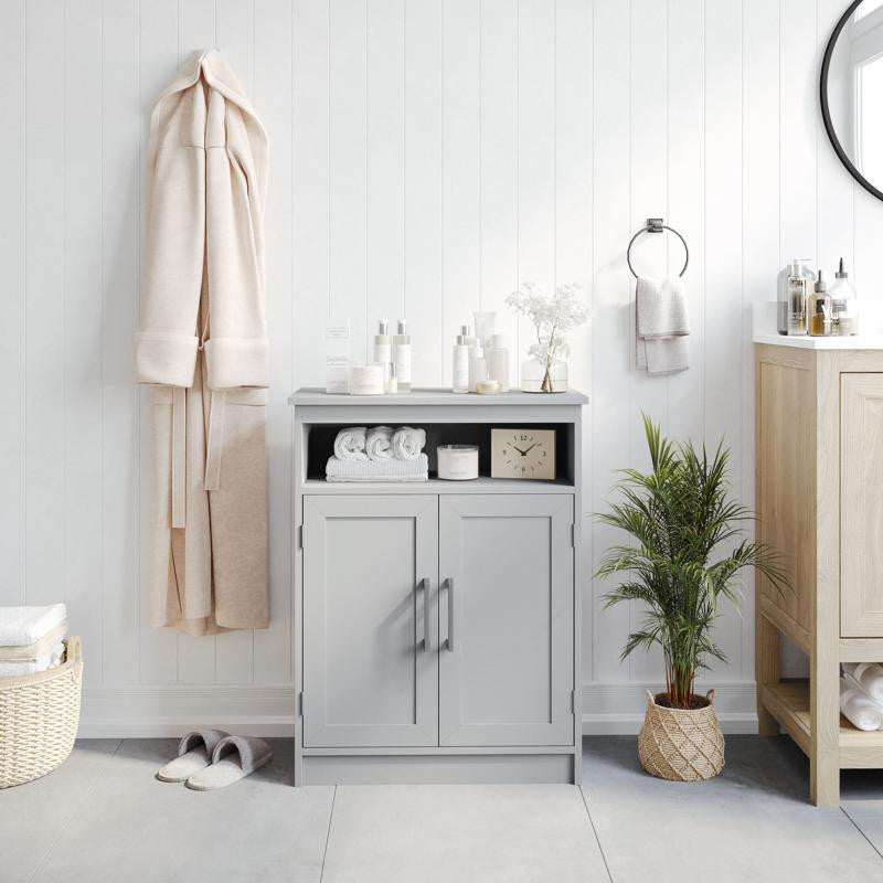 Vega Bathroom Storage Cabinet Organizer, Gray