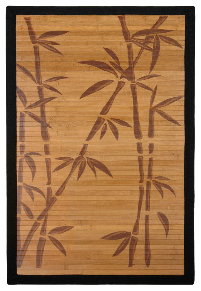 Bamboo Rug, Bamboo Tree, 4'x6'