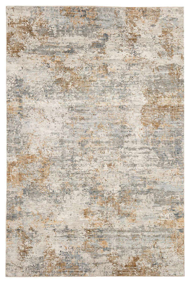 Impressions Abstract Area Rug - Blue, 7'10"