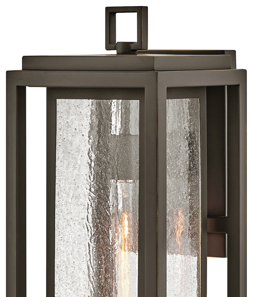 Hinkley Republic Large Wall Mount Lantern, Oil Rubbed Bronze