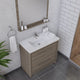 Sortino 36" Bathroom Vanity With Sink, Gray